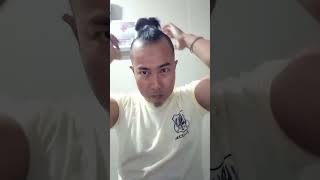 Potongan Rambut ter Ekstreme Q  Top Knot Hair Style 💇🏻‍♂️ [upl. by Odnomyar]