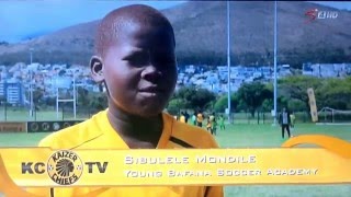 Young Bafana in a Kaizer Chiefs TV report Vol 1 [upl. by Aihsemaj]