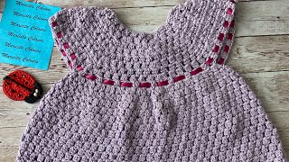 😍CHAT EN VIVO VESTIDO BEBÉ A CROCHET 💯POR MARICITA COLOURS✅ crochet vestido [upl. by Nnyllatsyrc]