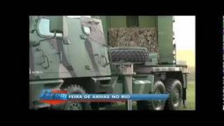 Feira de armas atrai chefes de segurança de todo mundo ao Rio [upl. by Aelyk]