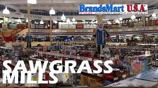 Sawgrass Mills BrandSmart USA Food Court Miami Sunrise Florida [upl. by Tamar]