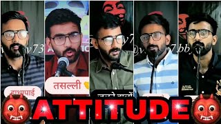 Attitude Shayari Video👿 Vabby Attitude Shayari🔥 New Attitude Shayari👿 Manish Vlogs🔥 [upl. by Ardnalahs561]