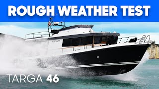 Testing the £1 Million Targa 46 in Rough Seas 🌊 [upl. by Godard989]