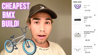 BUILDING THE CHEAPEST CUSTOM BMX BIKE POSSIBLE [upl. by Chladek]