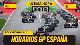 F1 HOY Horarios y dónde ver el Gran Premio de España de F1 [upl. by Johansen213]