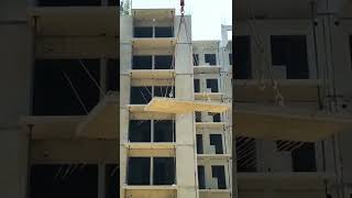 Lifting of Precast Balcony Slab [upl. by Ycrep]