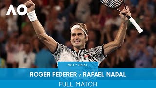 Roger Federer v Rafael Nadal Full Match  Australian Open 2017 Final [upl. by Aubry]