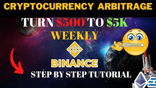 Profitable Cryptocurrency Arbitrage Trading Strategy 2023  TURN 500 to 5K WEEKLY [upl. by Piotr]