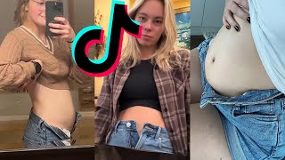 Foodbaby Bloated Unbuttoned Part 8 TikTok Compilation [upl. by Enirbas]