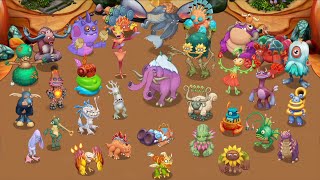 My Singing Monsters  Amber Island Full Song  Wave 4 4k [upl. by Elsilrac332]