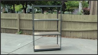 How To Assemble Metal Shelving [upl. by Arekahs774]