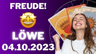 LÖWE ♌️⭐️ DAS WIRD DICH ERFREUEN 🤩 Horoskop  04Oktober 2023 löwe tarot [upl. by Nej]