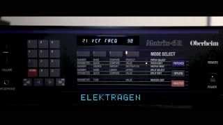 Elektragen Oberheim Matrix 6r [upl. by Ennalorac]