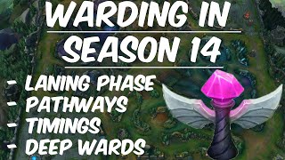 Warding in Season 14 Part 2 Laning Phase  Pathways Timings and Deep Wards [upl. by Assillem265]