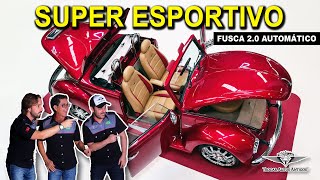 INÉDITO Um Fusca SUPER ESPORTIVO E AUTOMÁTICO Hebmüller Motor 20 Conversível Personalizado [upl. by Parshall]