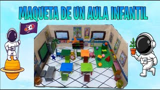 MAQUETA DE AULA INFANTIL [upl. by Akinorev]