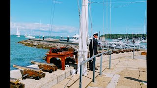 Cowes Week 2024 Strolling with SK 8  history sailing isleofwight cowes summer water racing [upl. by Hahnert]