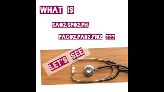 Difference of Spo2sao2pao2paco2fio2ph [upl. by Erdeid]