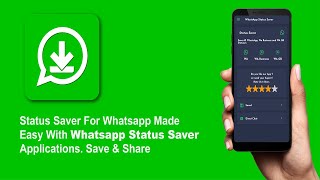 Best App  Status Saver For Whatsapp  All Whatsapp Status Saver Download Android [upl. by Lenroc]