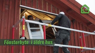 Fönsterbyte i äldre hus [upl. by Phineas]