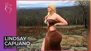 Lindsay Capuano Plus Size Model From USA Bio Body Measurements Age Height Weight Net Worth [upl. by Dazraf]