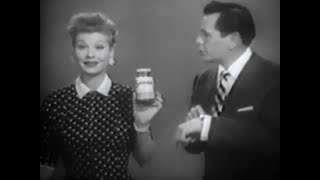 Sanka Instant Coffee With Lucille Ball and Desi Arnaz 1957 TV Commercial HD [upl. by Nerrot]