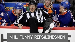 NHL Funny RefsLinesmen [upl. by Brinna]