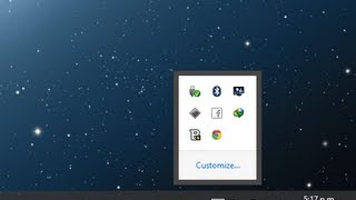 Minimize any Running Program to System Tray Tray [upl. by Arekahs]