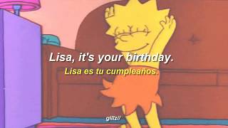 Happy Birthday Lisa Michael Jackson ft The simpsons [upl. by Mark]