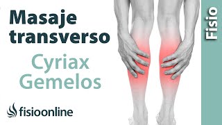 Automasaje para tendinitis  Masaje transverso profundo de Cyriax [upl. by Assilym422]