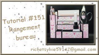 Tutoriel 151 rangement matériel scrap [upl. by Leahcimnaes]