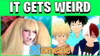 Omegle but I Voice Troll as MHA Characters VRChat VR [upl. by Bernadette]