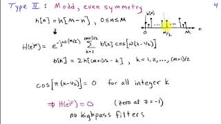 Linear Phase FIR Filters [upl. by Akenat]