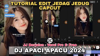 Tutorial Edit Jedag Jedug Capcut DJ APACI APACU 2024 [upl. by Jacobah]