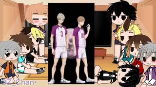 👑Pretty Setter Squad reacts👑Haikyuu [upl. by Vicky]