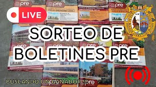 🔴 SORTEO BOLETINES PRE SAN MARCOS  2do intento BUSCANDO UN GANADOR unmsm sanmarcos pre [upl. by Isla463]