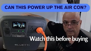 Bluetti AC180 Portable Power Station  Can it power a Caravan air conditioner [upl. by Sauers]