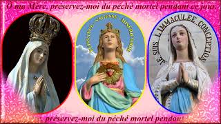 AM1414Lourdes Fatima Vierge Sainte Je vous salue MarieMusical pour accompagner le Chapelet820 [upl. by Anidan396]