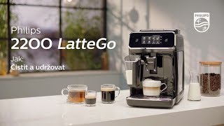 Philips 2200 LatteGo Jak čistit a udržovat [upl. by Norrehs]