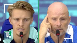 Martin Ødegaard amp Ståle Solbakken say Norway FOCUS on Kazakhstan as they want a FIRST WIN in the UNL [upl. by Nosyk225]