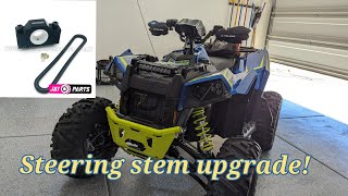 2023 Scrambler XP1000 S steering stem bushing install by Jay Parts big improvement [upl. by Larue]