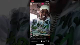 Finesse2Tymes diss HoneyComb Brazy in Song on IG Live PT2 Must See [upl. by Janeen]