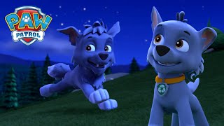 Pups go camping and Rocky has a wild werepuppy dream  PAW Patrol Episode  Cartoons for Kids [upl. by Inaffets]