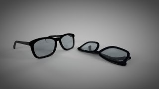 Tutorial Cinema 4d Geek Glasses part 1 [upl. by Wymore]