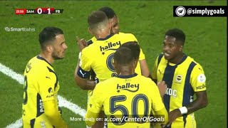 Dusan Tadic GoalSamsunspor vs Fenerbahçe01 All Goals and Extended Highlights [upl. by Star]