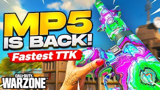 The MP5 is BACK in Warzone as the Fastest TTK SMG Best Lachmann Shroud Class Setup [upl. by Oelgnaed]