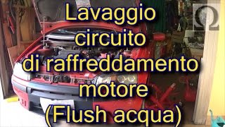 Tutorial lavaggio circuito di raffreddamento motore Fiat Punto mk2 188 12 16v [upl. by Windham]