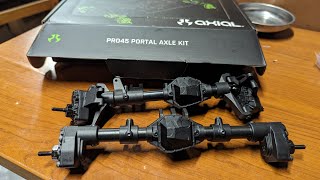 Axial SCX10 PRO Portal Axle Kit Unboxing [upl. by Kirrad]