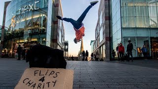 RAISING MONEY For CHARITY Doing FLIPS [upl. by Liakim997]