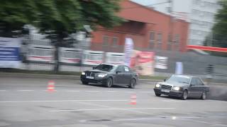 Mercedes W124 OM606 HX40 vs BMW E60 530D 201M [upl. by Neenej]